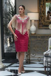 Fringed Dress Model Lentisco Red 70.248€ #50403V2304A